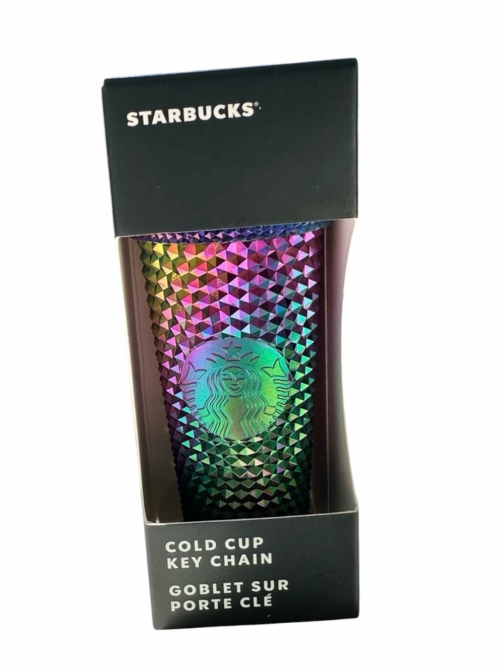 Starbucks Key Chain Ornament Oil Studded Cold Cup Key Chain Unopened…